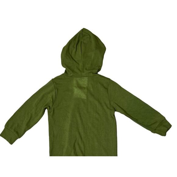 Kyte Baby Infant Olive Green Hooded Jersey Romper Bamboo Long Sleeve 2T Fall NWT - Picture 5 of 8